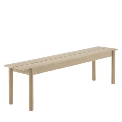 Banc Linear Bois Naturel / Bois - L 170 Cm - Muuto
