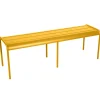 Banc Luxembourg Metal Jaune 3/4 Places / L 145 Cm - Aluminium - Fermob