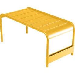 Banc Luxembourg Metal Jaune / Table Basse - 86 X 43 X H 40 Cm - Fermob