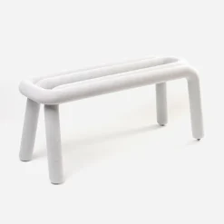 Banc Rembourre Bold Tissu Gris / L 100 Cm - Moustache