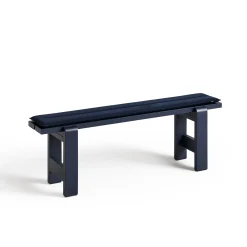 Banc Weekday Bois Bleu / L 140 Cm - Hay