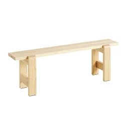 Banc Weekday Bois Naturel / L 140 Cm - Hay