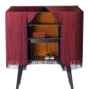 Bar Alpaga Tissu Rouge / Buffet - L 140 X H 150 Cm - Edition Limitee Numerotee - Ibride