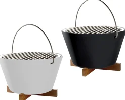 Barbecue Portable A Charbon  Metal Ceramique Bois/ O 30 X H 20 Cm - Eva Solo