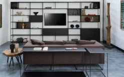 Bibliotheque Easy Irony Tv Metal Noir /Compo F - L 292 X H 226 Cm - Zeus