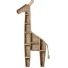 Bibliotheque Girafe Fibre Vegetale Beige Bois/ A Poser - L 46 X H 148 Cm - Bloomingville