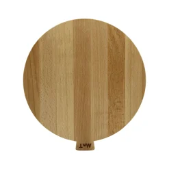 Billot  Bois Naturel En Hetre / Planche À Découper - O 28 Cm - Malle W. Trousseau