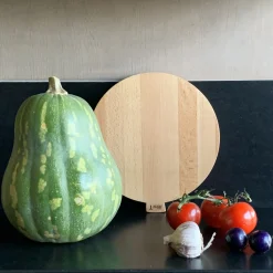 Billot  Bois Naturel En Hetre / Planche À Découper - O 28 Cm - Malle W. Trousseau