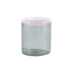 Bocal Hermetique Large Verre Gris / O 12 X H 13,5 Cm - 1 L / Verre - Hay