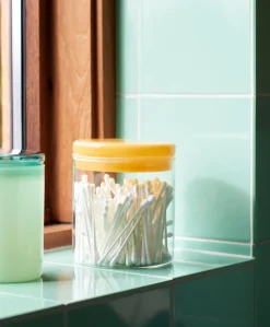 Bocal Hermetique Small Verre Vert / O 8 X H 11 Cm - 0,35 L / Verre - Hay