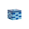 Boite Carre Small Ceramique/ 8 X 8 X H 7 Cm - Gres - & Klevering