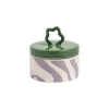 Boite Liquid Ceramique Violet / O 10.5 X H 10,5 Cm - Ceramique - & Klevering