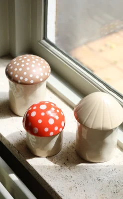 Boite Mushroom Small Ceramique / O 12 X H 14 Cm - Ceramique - & Klevering