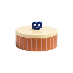 Boite Pretzel Ceramique Multicolore / O 23.5 X H 13,5 Cm - Ceramique - & Klevering