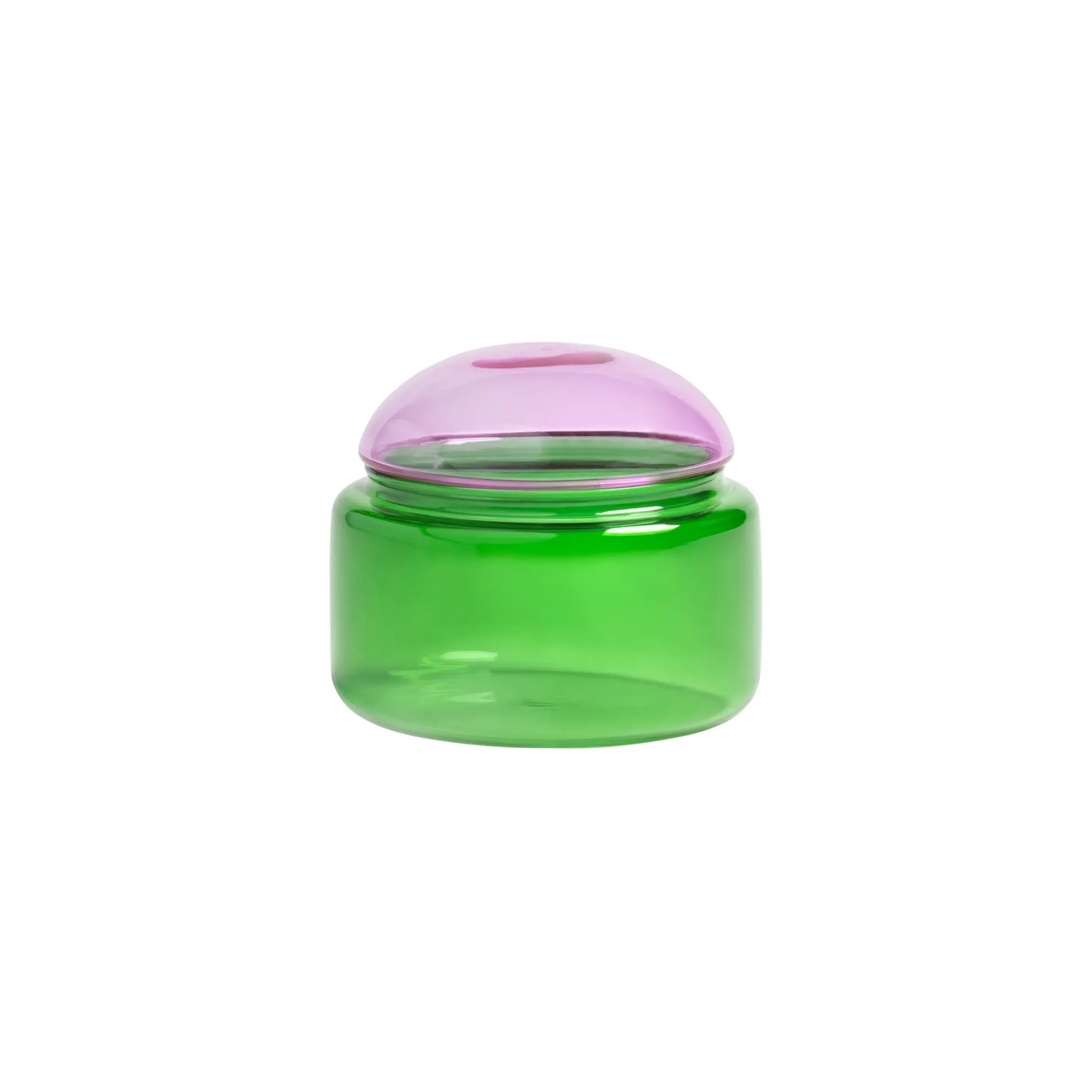 Boite Puffy Verre Multicolore / O 9.5 X H 8 Cm - Verre - & Klevering