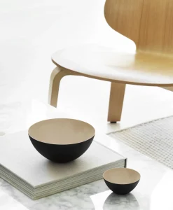 Bol Krenit Metal Beige / O 16 X H 7,1 Cm - Acier - Normann Copenhagen