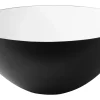 Bol Krenit Metal Blanc Noir / O 16 X H 7,1 Cm - Acier - Normann Copenhagen