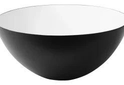 Bol Krenit Metal Blanc Noir / O 16 X H 7,1 Cm - Acier - Normann Copenhagen