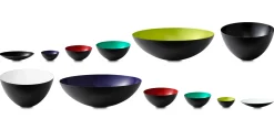 Bol Krenit Metal Blanc Noir / O 16 X H 7,1 Cm - Acier - Normann Copenhagen