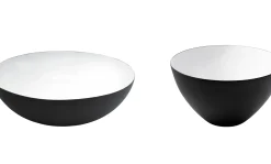 Bol Krenit Metal Blanc Noir / O 16 X H 7,1 Cm - Acier - Normann Copenhagen