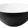 Bol Krenit Metal Blanc Noir / O 12,5 X H 5,9 Cm - Acier - Normann Copenhagen