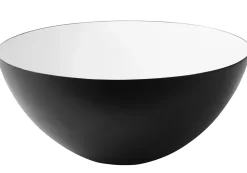 Bol Krenit Metal Blanc Noir / O 12,5 X H 5,9 Cm - Acier - Normann Copenhagen