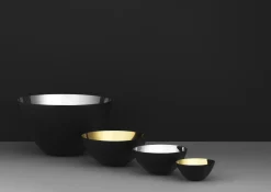 Bol Krenit Noir Or Metal / O 12,5 X H 5,9 Cm - Acier - Normann Copenhagen