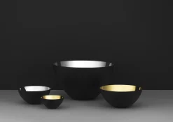Bol Krenit Noir Or Metal / O 12,5 X H 5,9 Cm - Acier - Normann Copenhagen