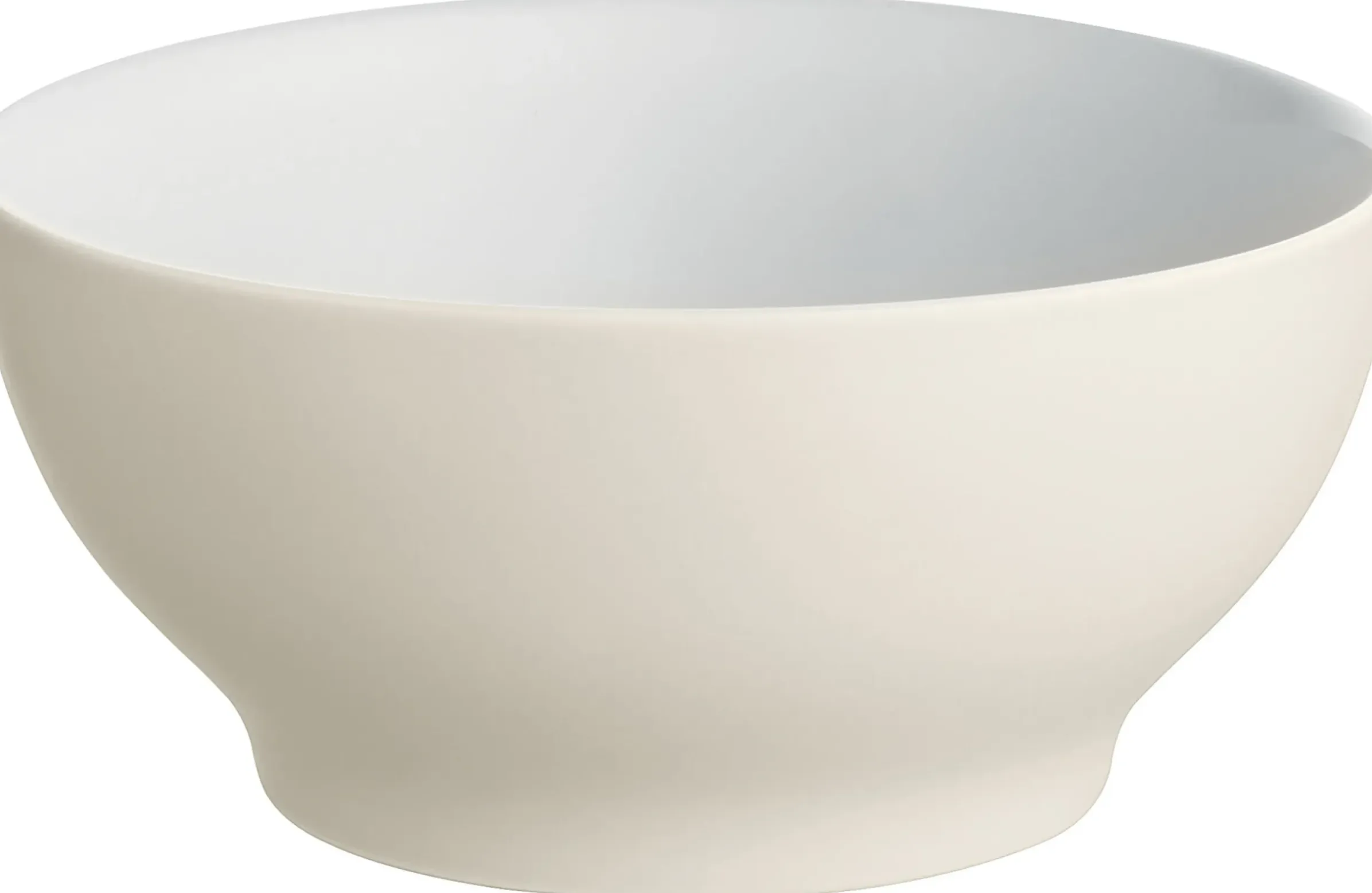Bol Tonale Ceramique Blanc Beige Small / O 15 Cm - Alessi