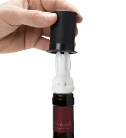 Bouchon Barney Plastique Blanc Noir / Bec Verseur Double - Pa Design