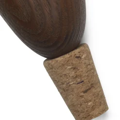 Bouchon Cairn Bois Naturel / Pour Bouteille De Vin - Set De 2 / Frene Fsc - Ferm Living