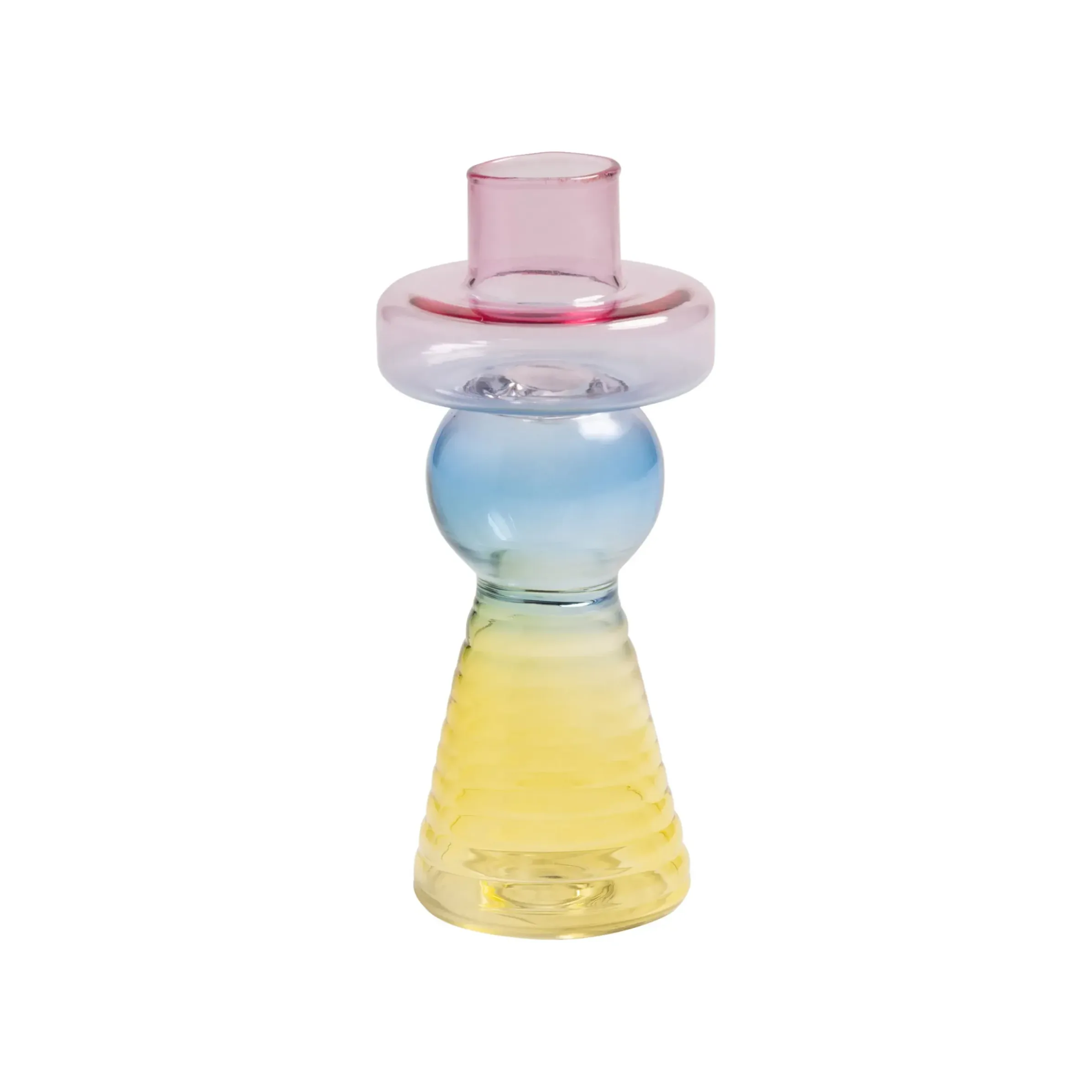 Bougeoir Jumble Verre / O 6 X H 13,5 Cm - Verre - & Klevering