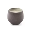 Bougie Citronnelle Coal Outdoor Ceramique Gris / Gres - O 17 X H 14 Cm - Cinna