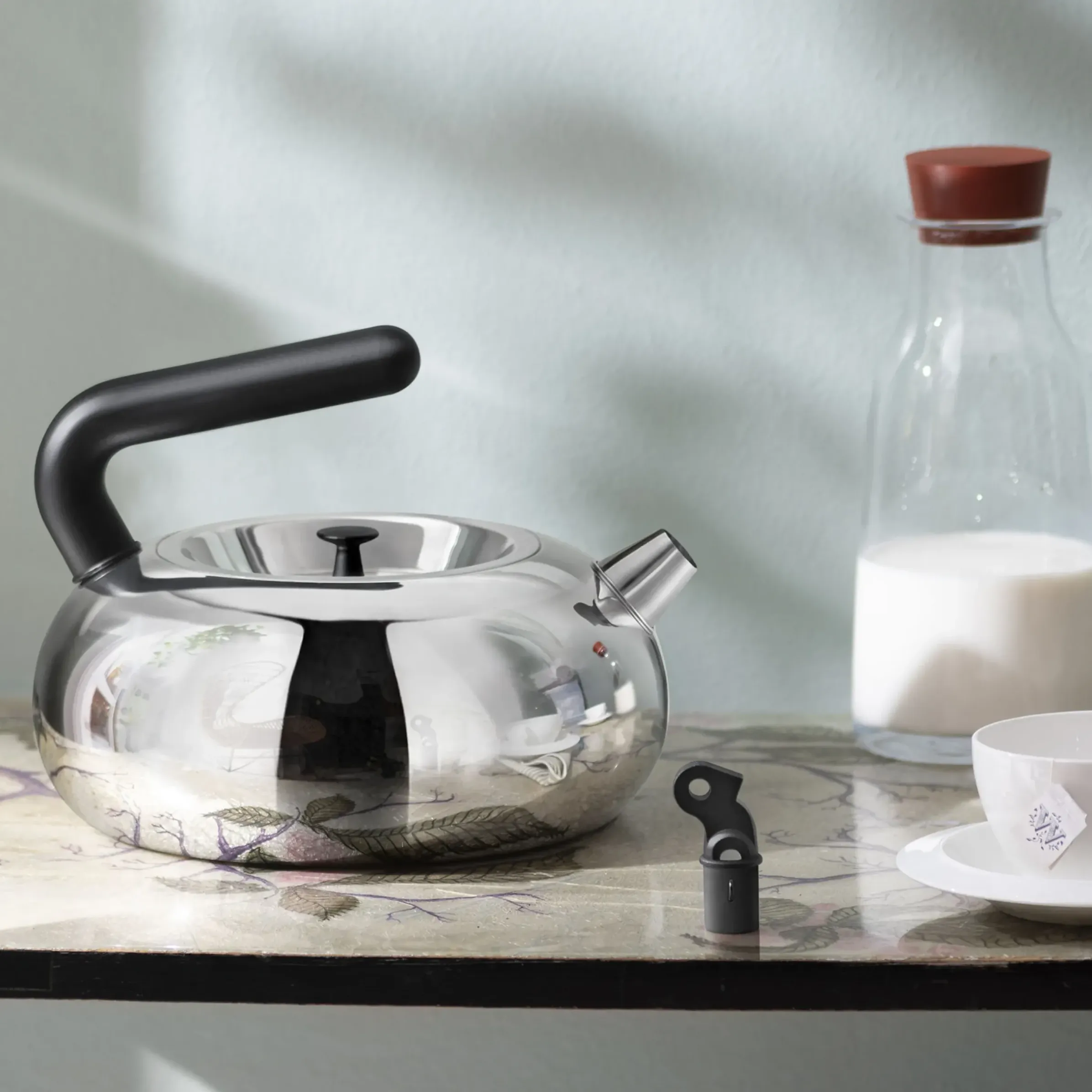 Bouilloire Bulbul Argent Metal / 2,5L - Induction / Alessi 100 Values Collection - Alessi