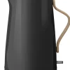 Bouilloire Electrique Emma Metal Bois Noir / 1,2 L - Bois & Metal - Stelton