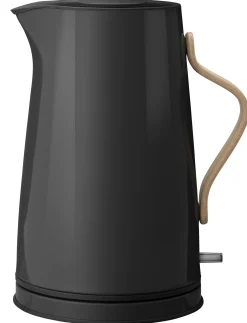 Bouilloire Electrique Emma Metal Bois Noir / 1,2 L - Bois & Metal - Stelton