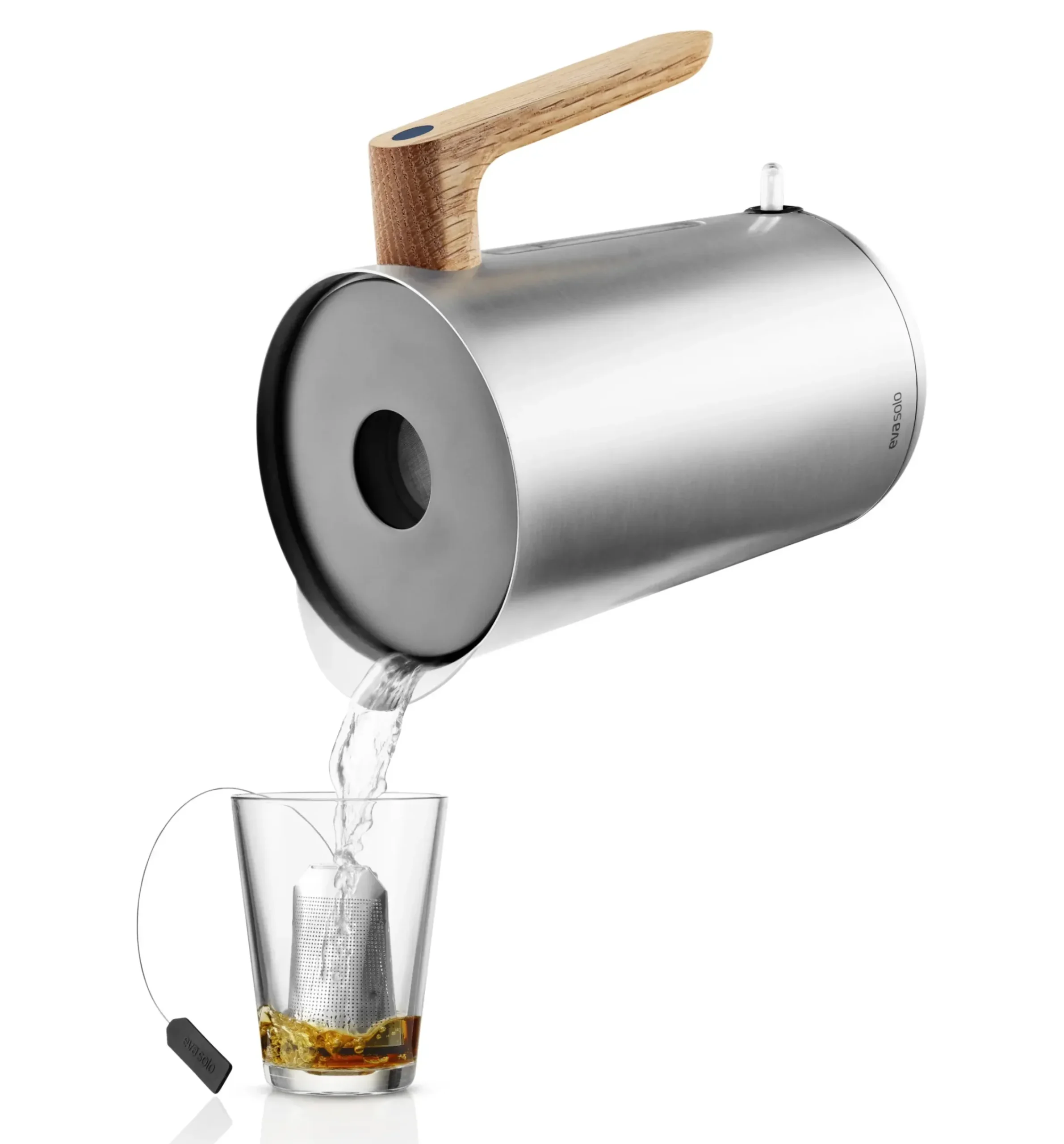 Bouilloire Electrique Nordic Kitchen Bois Bois Naturel Metal / 1,5 L - Acier & Chene - Eva Solo