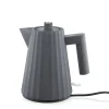 Bouilloire Electrique Plisse Plastique Gris / 1 L - Alessi