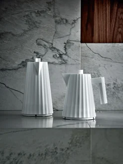 Bouilloire Electrique Plisse Plastique Gris / 1 L - Alessi