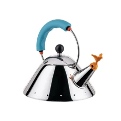 Bouilloire 9093 - Oisillon Mini Metal Bleu / Michael Graves, 1986 - 1 Litre /Induction - Alessi