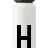 Bouteille Isotherme A-Z Metal / 500 Ml - Lettre H - Design Letters