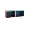 Buffet Bas Colour Cabinet Floor Bois/ Medium - L 120 X H 51 Cm - Hay