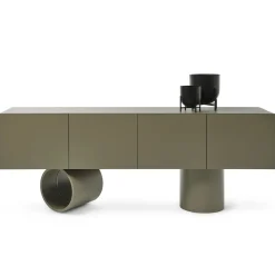 Buffet Giunone N°2 Bois Vert / L 220 Cm -  Laque - Mogg