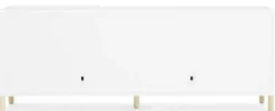 Buffet Kabino Metal Blanc Bois Naturel / Meuble Tv - L 162 Cm - Tiroirs - Normann Copenhagen