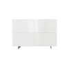Buffet Uni Metal Bois / 4 Portes - L 180 X H 122 Cm - Cappellini