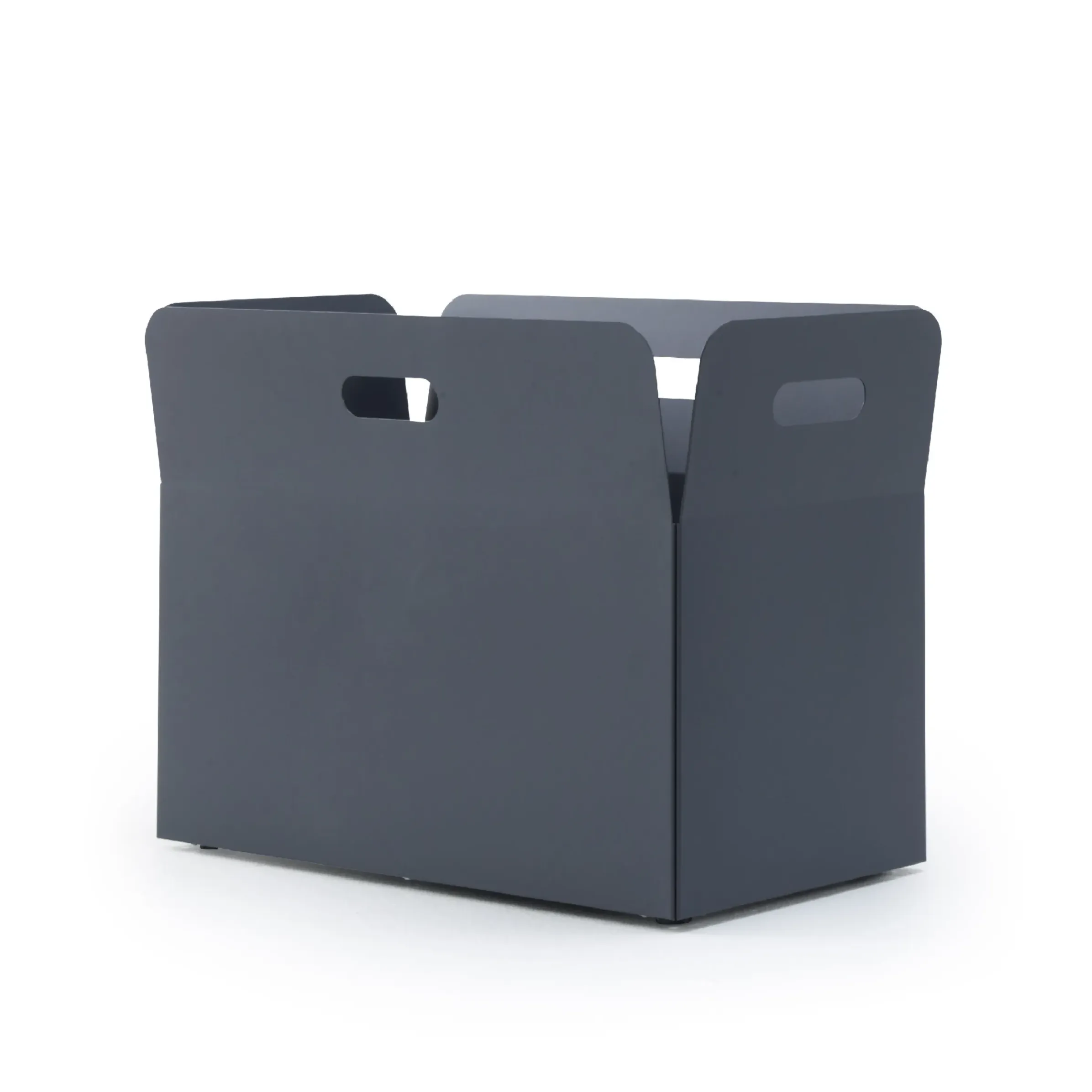 Cache-Pot Giardinetto Large Metal Gris Noir / 76 X 43 X H 55 Cm - Acier - Cinna