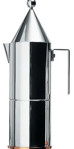 Cafetiere Italienne La Conica Metal / - Alessi