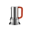 Cafetiere Italienne 9090, Poignee Perforee (1978) Metal / 3 Tasses - Induction / Alessi 100 Values Collection - Alessi