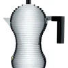 Cafetiere Italienne Pulcina Plastique Noir Metal / 3 Tasses - Alessi