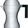 Cafetiere Italienne Pulcina Plastique Noir Metal / 6 Tasses - Alessi